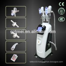 effective fat freeze lipolaser+RF+cavitation+double cryo head 5 in 1 cryolipolysis machine